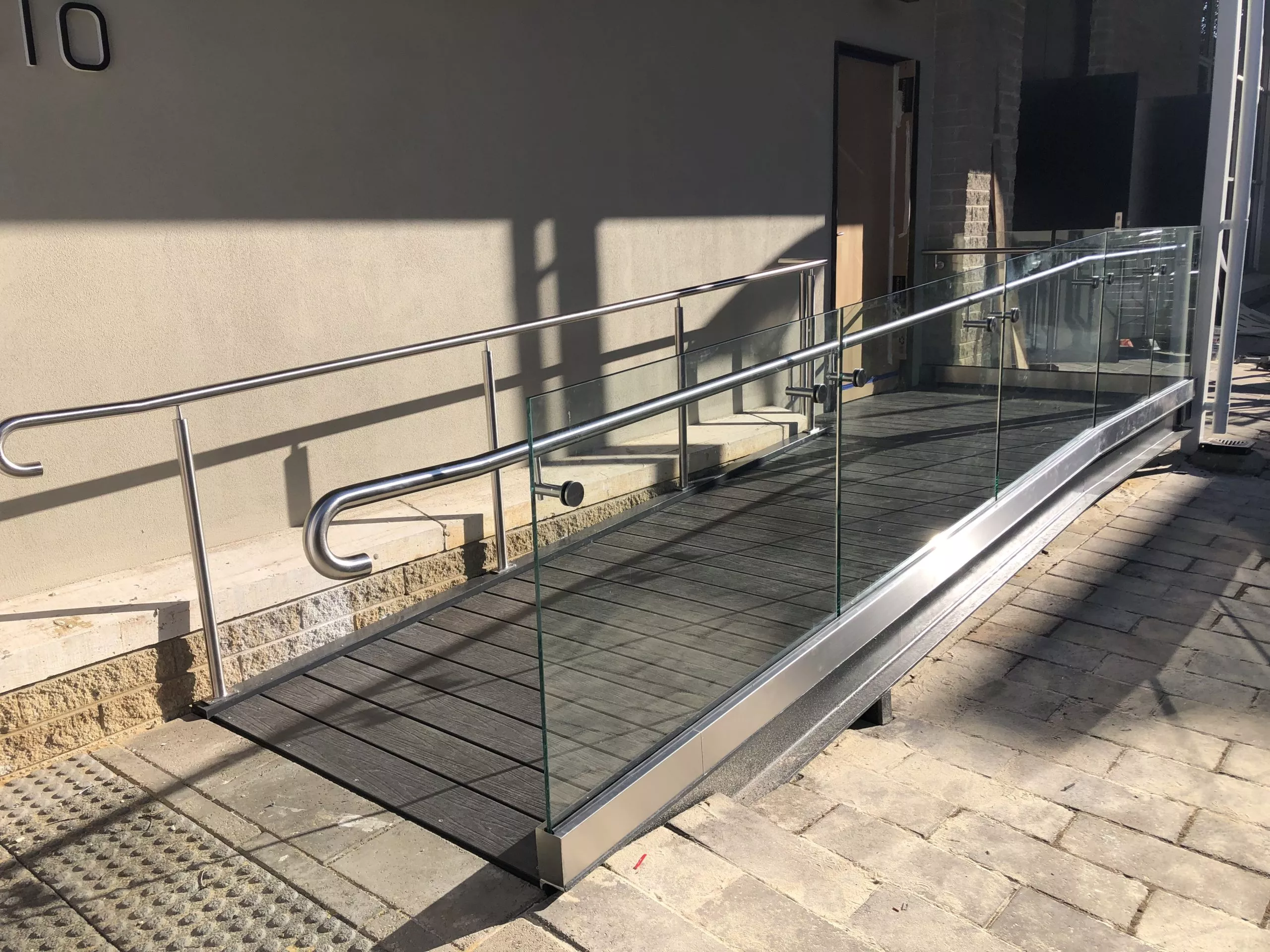 Wheelchair ramps clearance